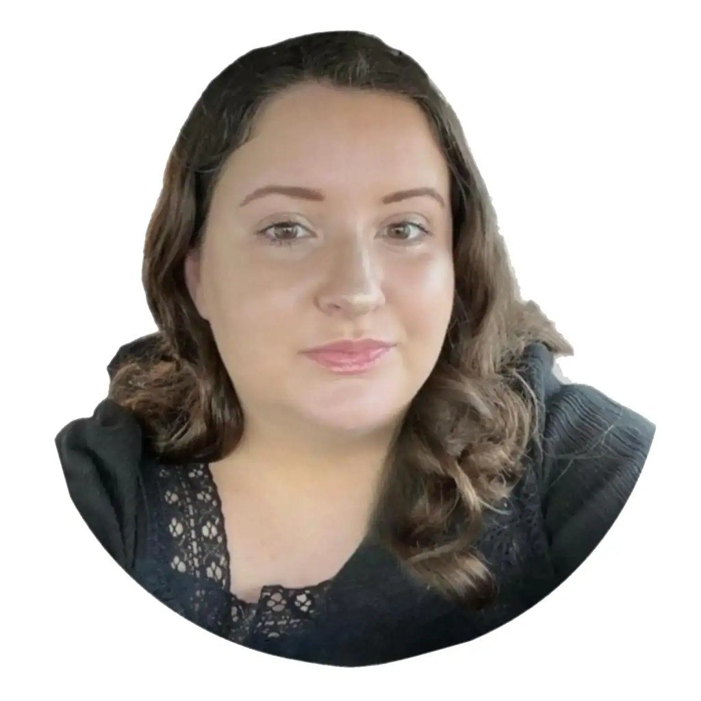 Relaxed woman smiling, healthcare professional photo, wellness and health concept.