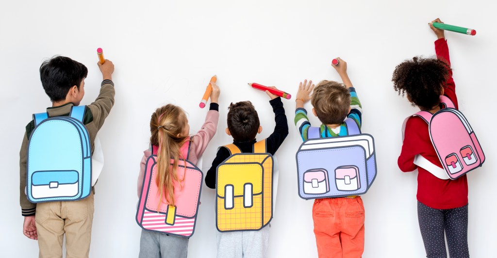 classmates friends bag school education